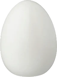 Keramikägg 8 cm vit Nordic Season