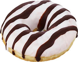 Donut Mini White Choco Stripes Bageri La Lorraine