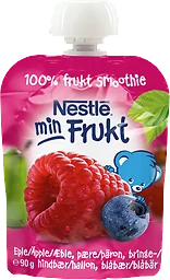 Min Frukt Smoothie Äpple & hallon 6 Mån