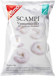 Vannameiräkor Utan Skal Råa