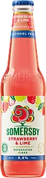 Strawberry Lime Sparkling 0,0% Alkfri Glas