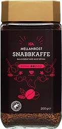 Mellanrost Snabbkaffe Glas