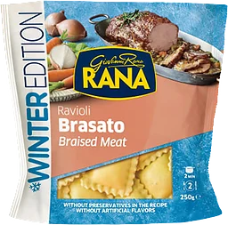 Ravioli bräserat kött