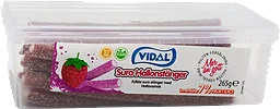 Godis Fyllda Sura Stänger Med Hallonsmak