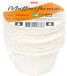Muffinsformar Amerikanska 24-p Miljömärkt