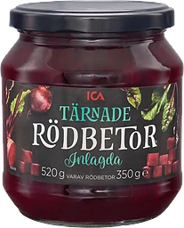 Tärnade Rödbetor 560g