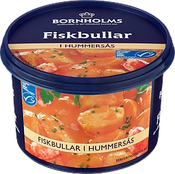 Fiskbullar i Hummersås