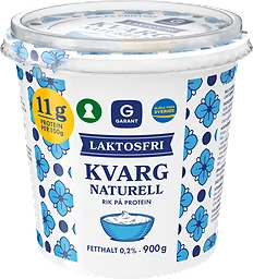Naturell Kvarg Laktosfri