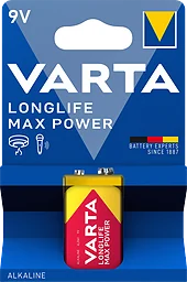 Longlife 9v Max Power Batteri