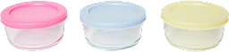 Förvaringsburk Eat glas 250ml blandade färger 1-p