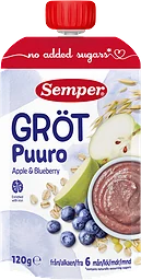 Grötklämmis Blåbär & äpple 6 Mån