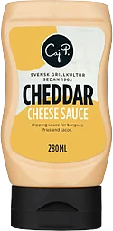 Färdigsås Cheddar cheese