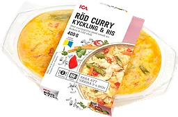 Färdigmat Röd Curry med Kyckling & Ris