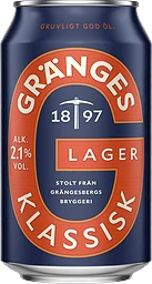 Gränges 2,1% Lättöl Burk