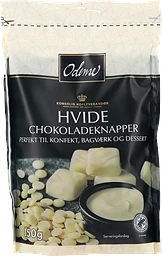 Chokladknappar Vit