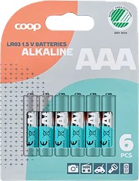 Batteri LR03 1.5V AAA Alkaline 6-pack