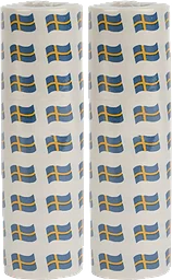 Serpentin Svenska flaggan 2-p