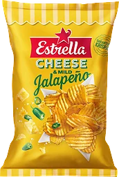 Chips Cheese & mild jalapeño