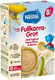 Fullkornsgröt Yoghurt Päron & Banan 8 Mån
