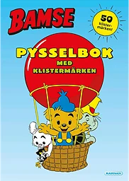 Pysselbok Bamse med klistermärken