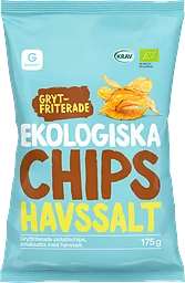 Havssalt Grytfriterad Chips Ekologiska