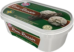 Gräddglass Rom-russin