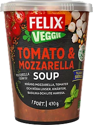 Veggie Soup Tomato & Mozzarella 1 Port