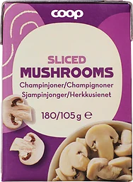Champinjoner Skivade