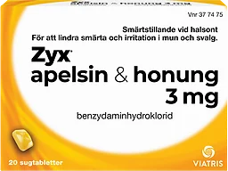 Apelsin & honung 3 Mg 20-pack