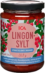 Lingonsylt utan tillsatt socker