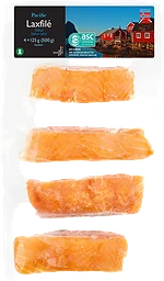 Laxfilé Fryst 4-p