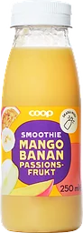 Smoothie Mango, banan & passionsfrukt
