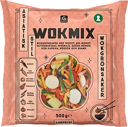 Asiatisk Wokmix Fryst