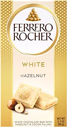 Hazelnut White Chocolate Tablet