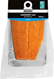 Varmrökt lax Naturell