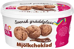Mjölkchoklad Gräddglass