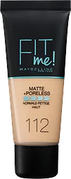 Foundation Fit Me Matte & Poreless Soft Beige 112