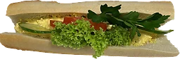 Baguette currykyckling ca