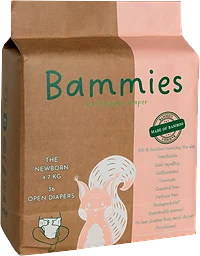 Bambublöjor Newborn 4-7Kg