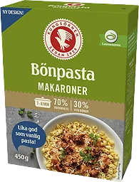Bönpasta Makaroner