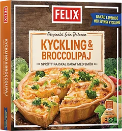 Kycklingpaj med Broccoli