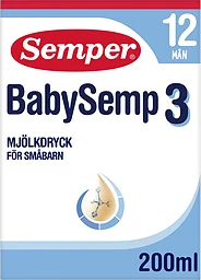 Tillskottsnäring BabySemp 3 Från 12m df