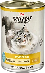 Kattmat Kyckling i sås