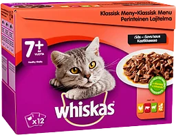 Kattmat Kött i sås 12-p