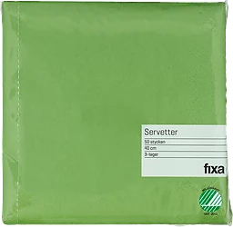 Servett Grön 40cm