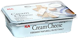 Cream cheese Naturell 9%