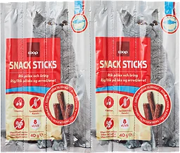Kattsnacks Sticks Lax & öring