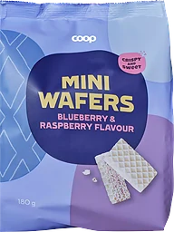Mini Wafers Blåbär & hallon