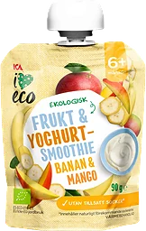 Frukt & Yoghurtsmoothie banan & mango 6m