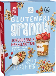 Granola Hasselnöt Jordgubb